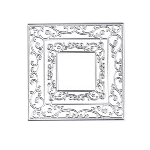 Echoing Square Lace Frame Dies
