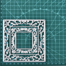 Load image into Gallery viewer, Echoing Square Lace Frame Dies