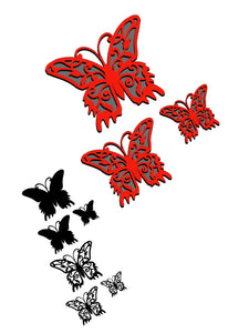 Pattern & Hollow Butterfly  Dies Set