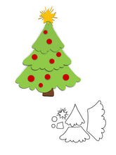 Load image into Gallery viewer, Splicing Christmas Tree Dies