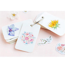 Load image into Gallery viewer, (8 types) Natural Flower language series Stickers &lt;45 PCS&gt;