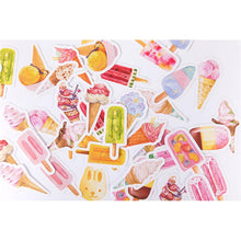 Load image into Gallery viewer, (2 Types) Strawberry&amp;Ice Cream Dessert Series Packed Stickers &lt;46 PCS&gt;