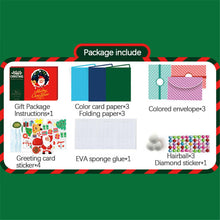 Load image into Gallery viewer, (2 Types) DIY Kits Christmas Basic Cardmaking Material Packages