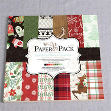 Load image into Gallery viewer, 12-Inch Colourful Creation Christmas Series Paper (24PCS)
