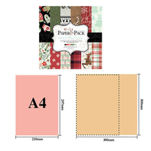 Load image into Gallery viewer, 12-Inch Colourful Creation Christmas Series Paper (24PCS)