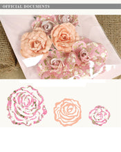Load image into Gallery viewer, (3 Types) DIY Decorative Paper Flowers For Gift Wrapping Cards And Scrapbooking&lt;6PCS&gt;