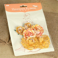 Load image into Gallery viewer, (3 Types) DIY Decorative Paper Flowers For Gift Wrapping Cards And Scrapbooking&lt;6PCS&gt;