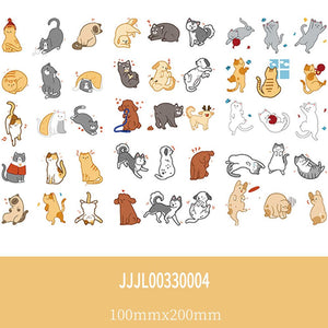 (11 Types)Cartoon and Daily Viscous  Decorative  Stickers<25pcs>
