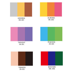 (6 Types)3 Gradient Colors Inkpad