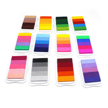 Load image into Gallery viewer, (12 Types)5 Gradient Rainbow Colors Inkpad