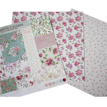 Load image into Gallery viewer, 6 Inch BRONTE CHARM Flower Theme Background Pattern Paper&lt;24 PCS&gt;
