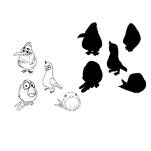 Load image into Gallery viewer, Cartoon Funny Birds Stamps